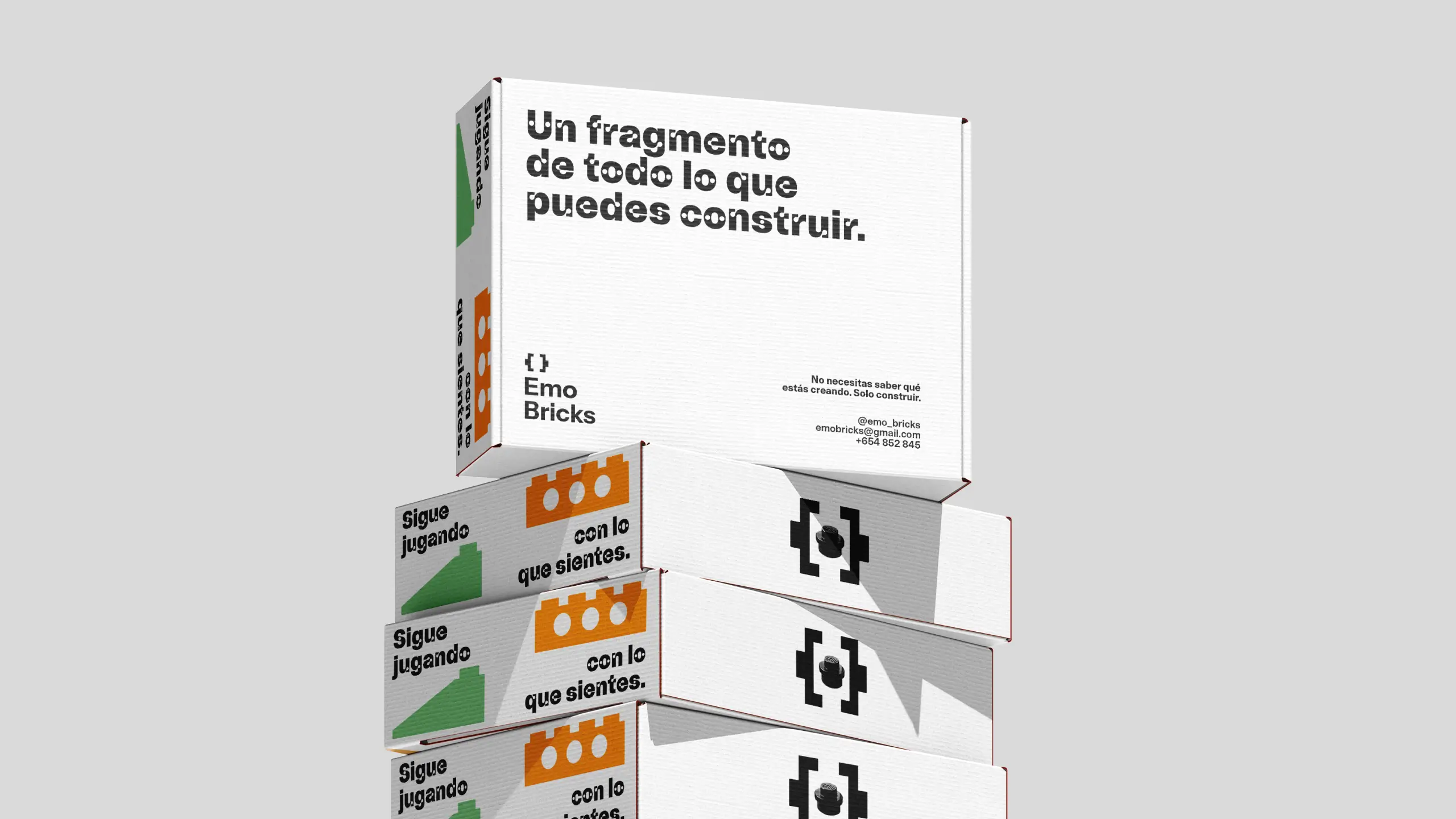 Diseño del paquete de piezas de LEGO para poder llevarlo más allá del espacio físico